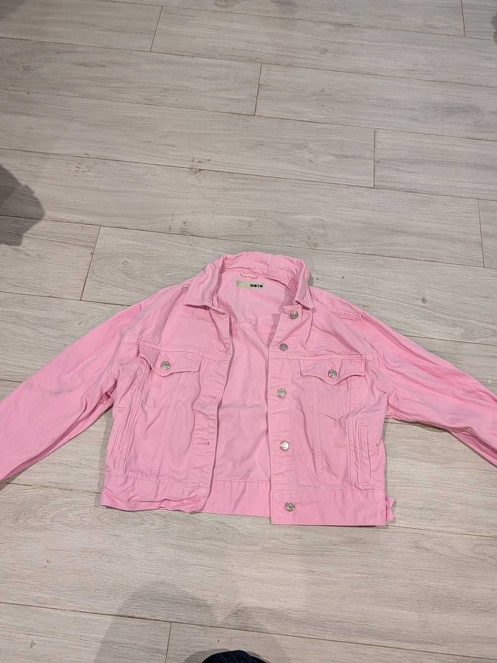 Topshop Kids Light Pink Denim Jacket